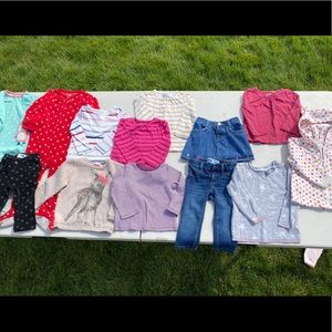 Gap, H&M, 12-24 Toddler Girl Fall Clothes Lot